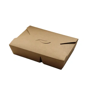 Premium Food Box Kraft 2 dielny 50 oz - 1550 ml / 50 ks