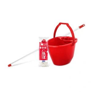 Súprava na mopovanie CottonMOP XL s vedrom, červená - BONUS / 1 súprava